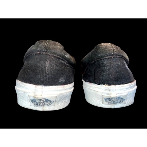 Hand-Detailed Unisex Custom Vans Slip-On Sun Moon Men 10.5 Women 12 - Picture 8 of 9